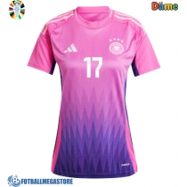 Fotballdrakt Dame Tyskland Florian Wirtz #17 Bortedrakt EM 2024 Kortermet